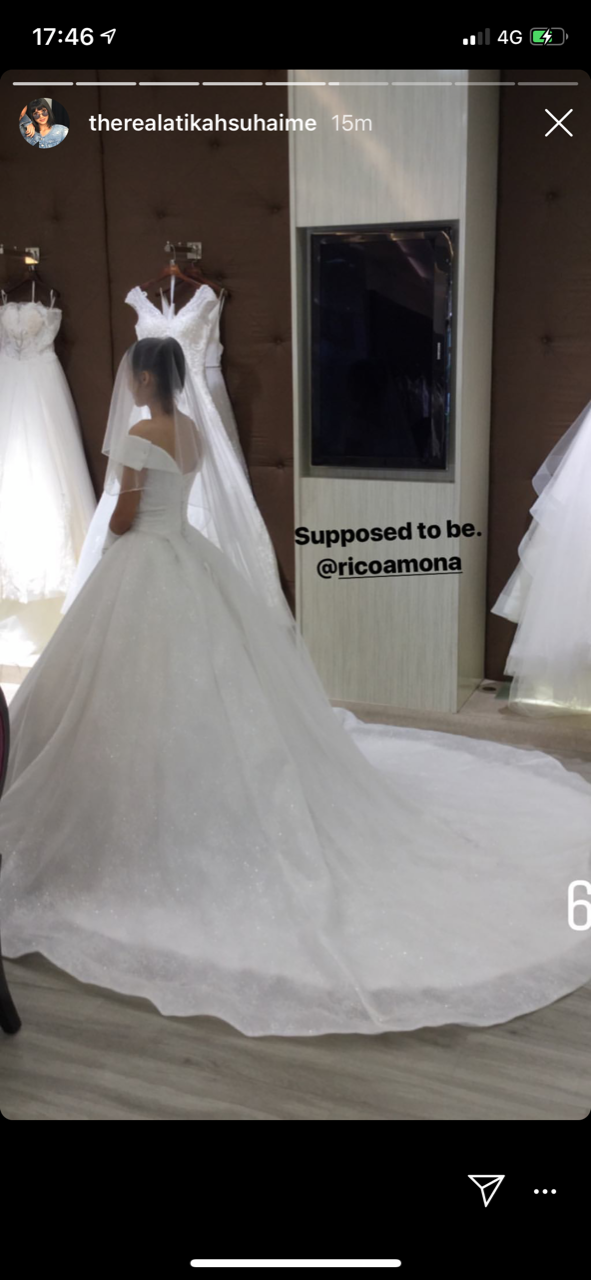 Menyayat Hati Atikah Suhaime Kongsi Foto Baju Kahwin Tak Menyayat Hati Atikah Suhaime Kongsi Foto Baju Kahwin Tak
