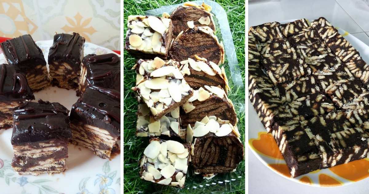  Resepi  Kek  Batik  Lembut Sedap Mudah dan Simple  Biskut 