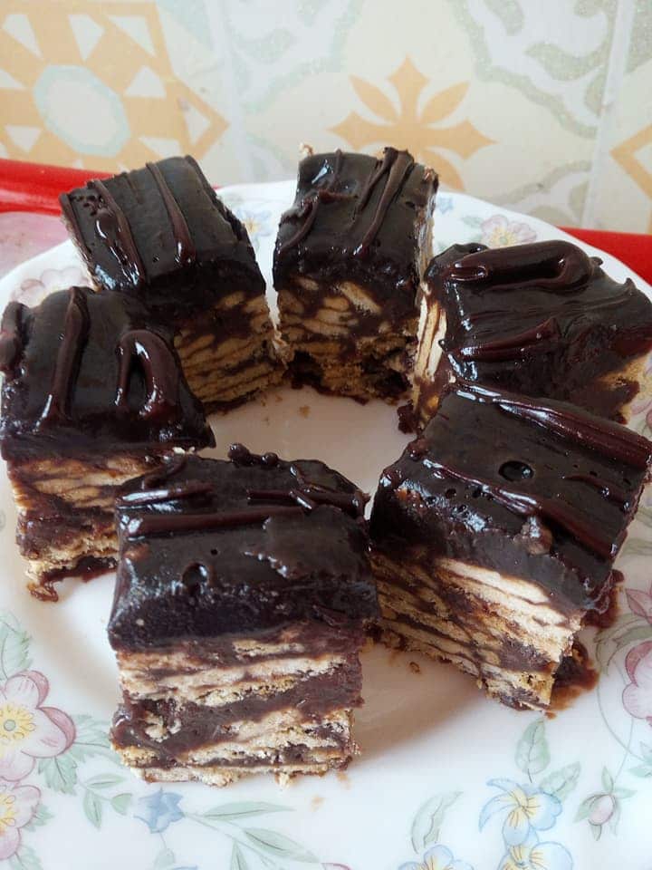 Resepi Kek Batik Lembut Sedap Mudah dan Simple (Biskut Marie & Milo