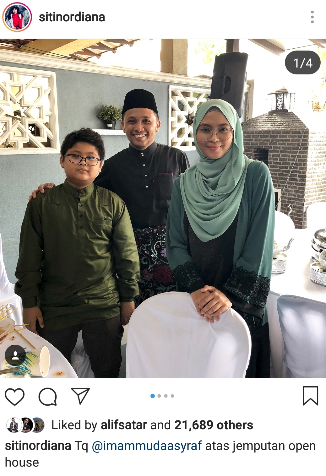 Foto Terkini Anak Siti Nordiana Dengan Bekas Suami, Pelakon Faizal