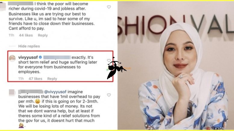 Vivy Yusof Dikec4m Kerana Setuju Kenyataan Berbaur 