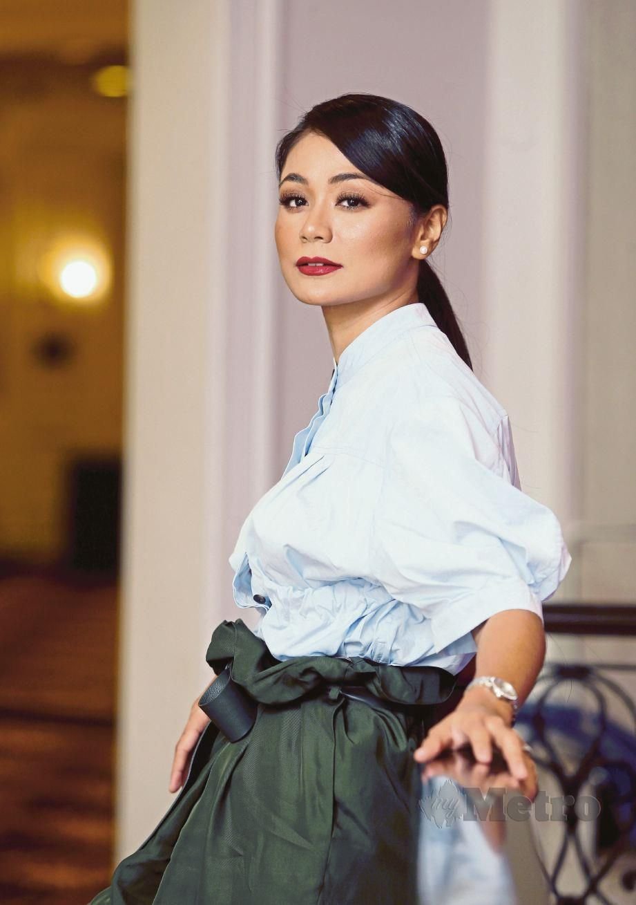 TASHA mahu terus aktif berlakon selagi belum dikurniakan cahaya mata. FOTO r0hanis Shukri