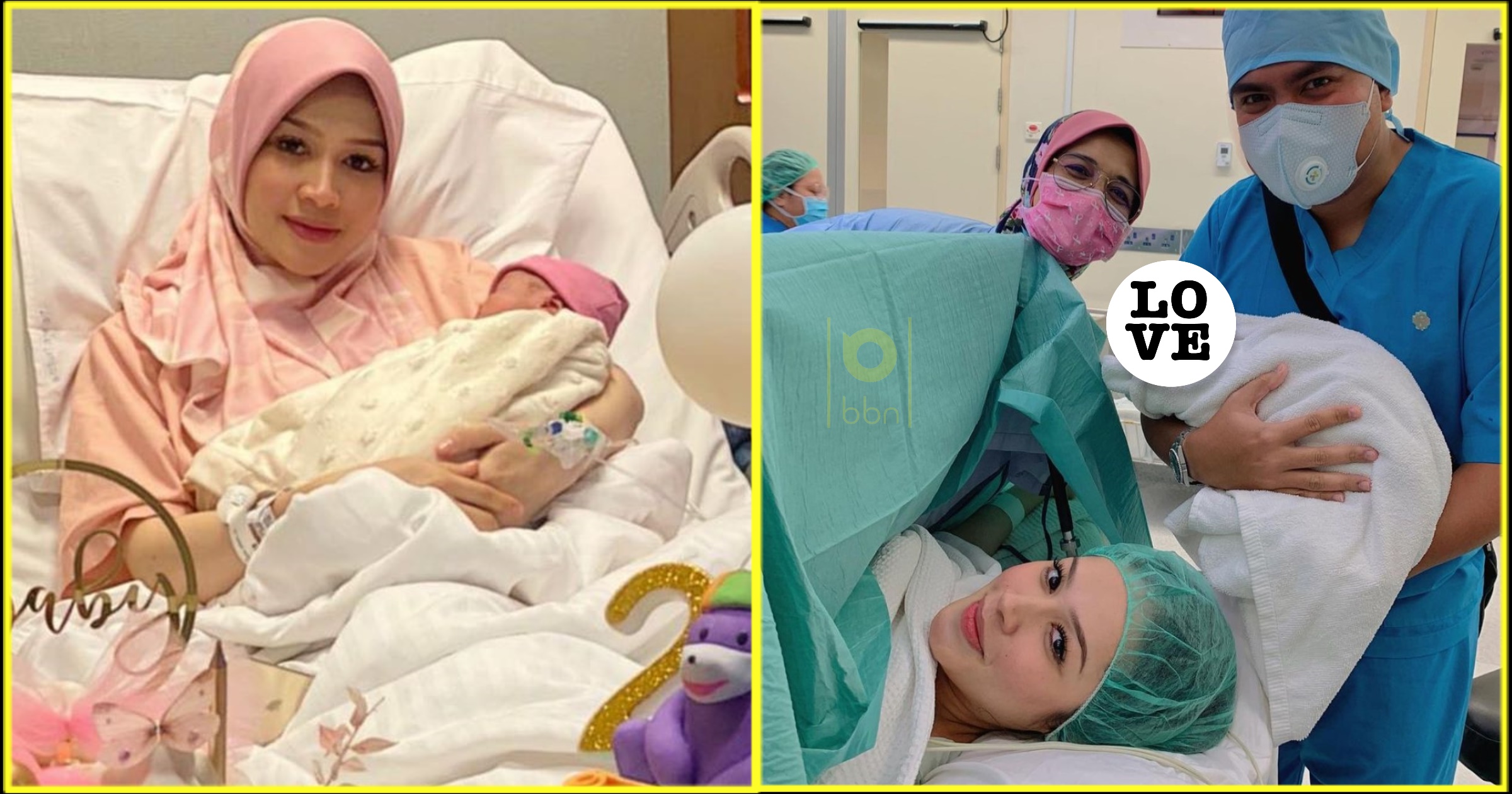 Niena Baharun Dapat Baby Girl, Sekali Netizen Perasan ...